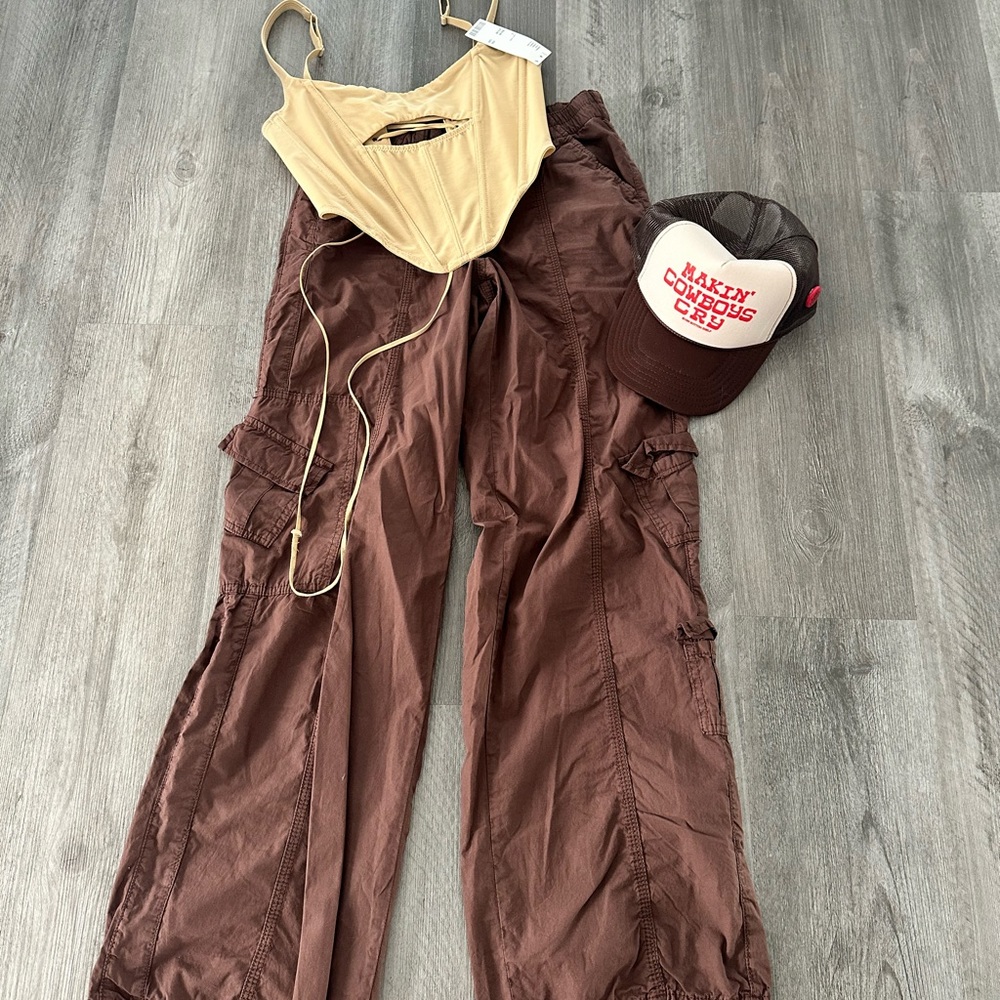 BDG Y2K low rise cargos NWT